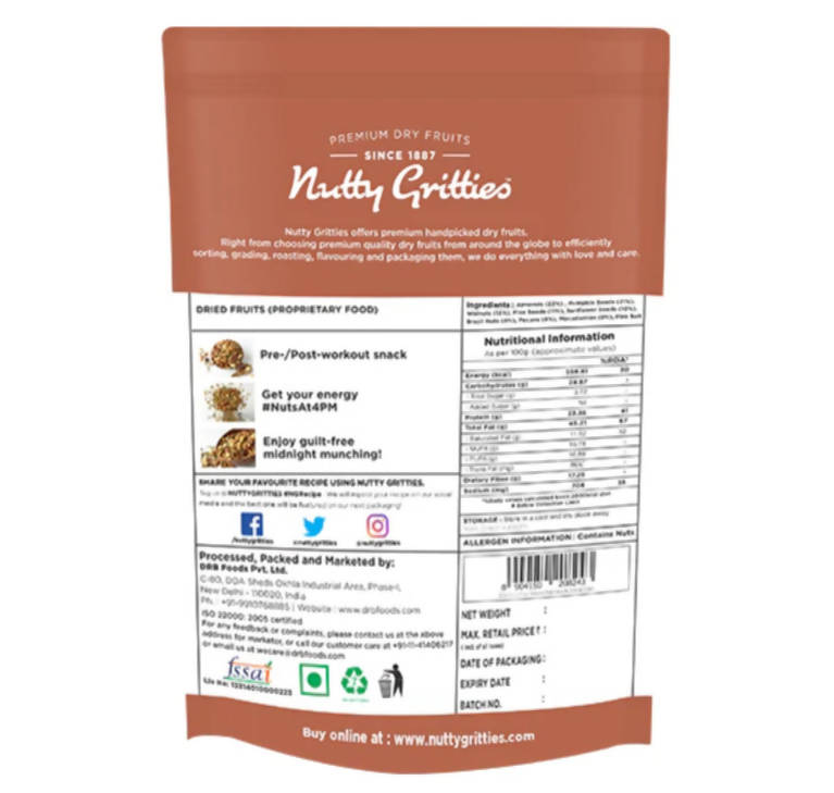 Nutty Gritties Keto-Friendly Nut Mix | Grocsy