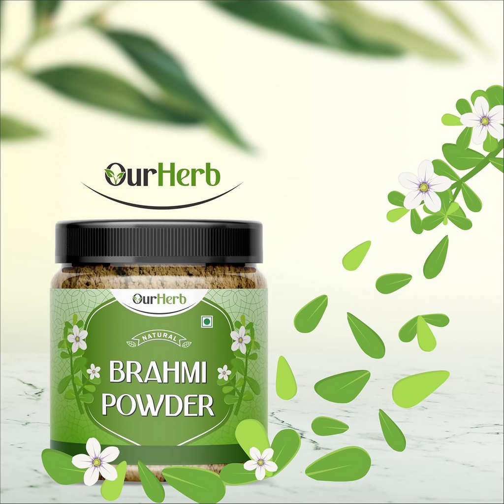 OurHerb Pure & Natural Brahmi Powder For Hair Care | Grocsy