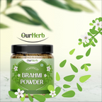OurHerb Pure & Natural Brahmi Powder For Hair Care | Grocsy