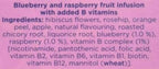 Tetley Super Fruits Boost With Blueberry & Raspberry Tea Bags | Grocsy