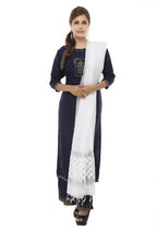 Mominos Fashion White Buta Cut Dupatta | Grocsy