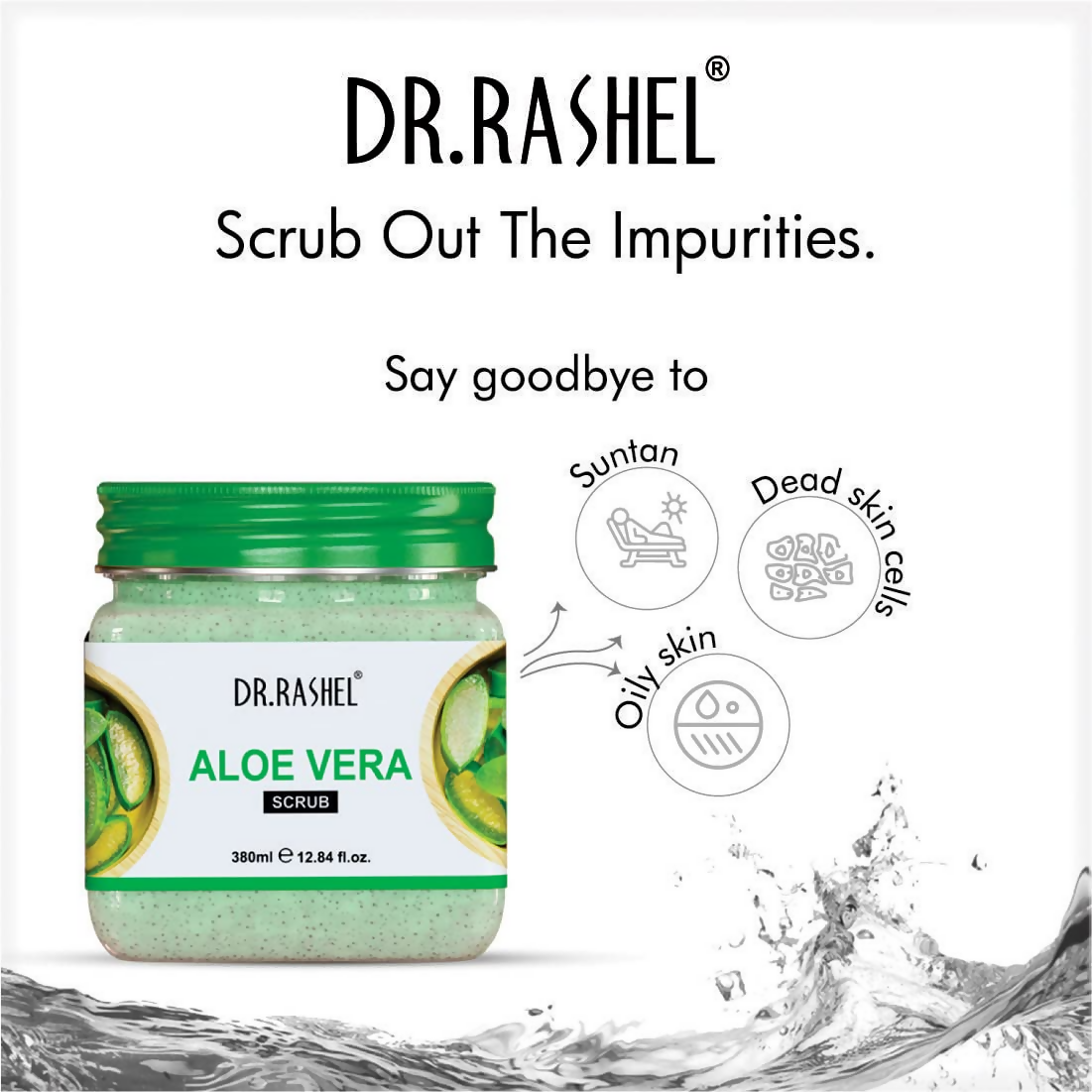 Dr.Rashel Aloe Vera Scrub For Face And Body | Grocsy