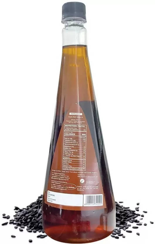 Orgabite Organic Black Sesame Oil Cold Pressed | Grocsy