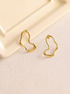 Golden Drop Earrings - Ruby Raang | Grocsy
