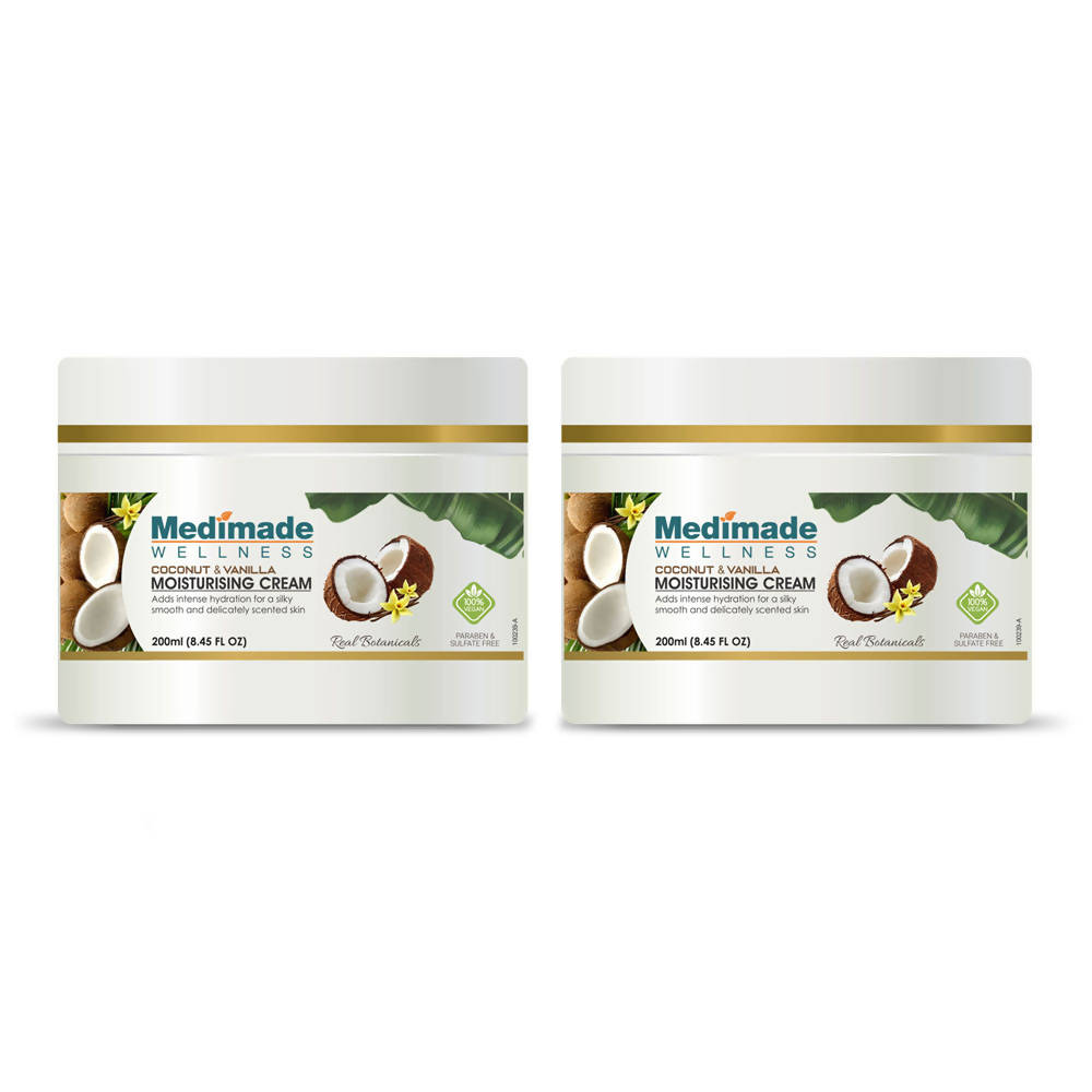 Medimade Wellness Coconut & Vanilla Moisturising Cream | Grocsy