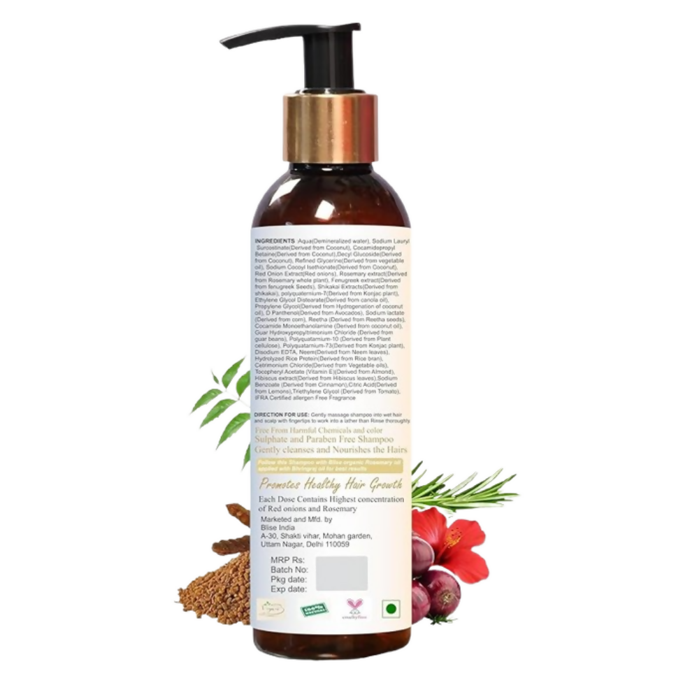 Blise organic Onion and Rosemary shampoo | Grocsy