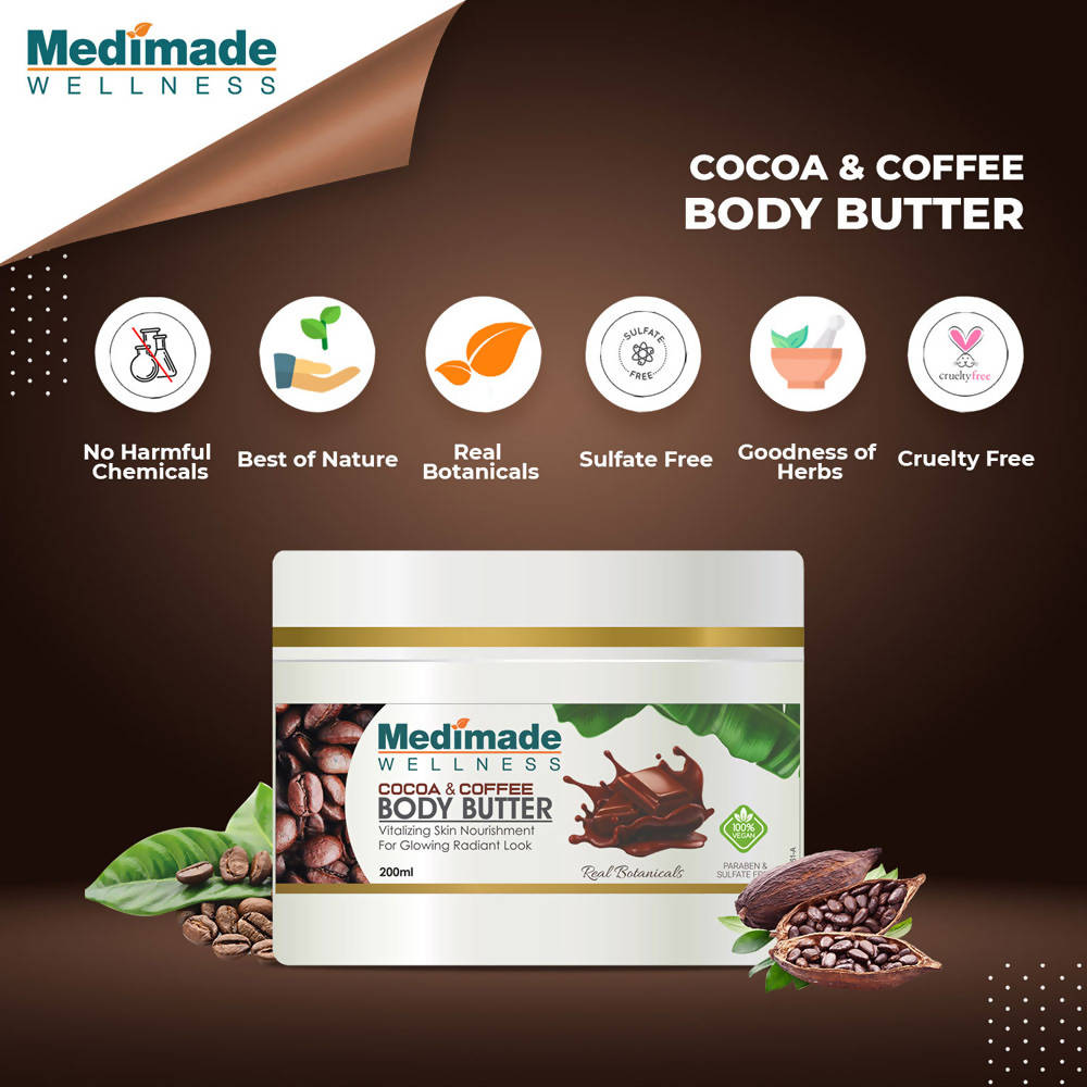 Medimade Wellness Cocoa & Coffee Body Butter | Grocsy