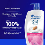 Head & Shoulders 2-in-1 Smooth and Silky Anti Dandruff Shampoo + Conditioner | Grocsy