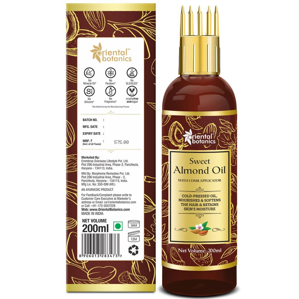 Oriental Botanics Sweet Almond Oil | Grocsy