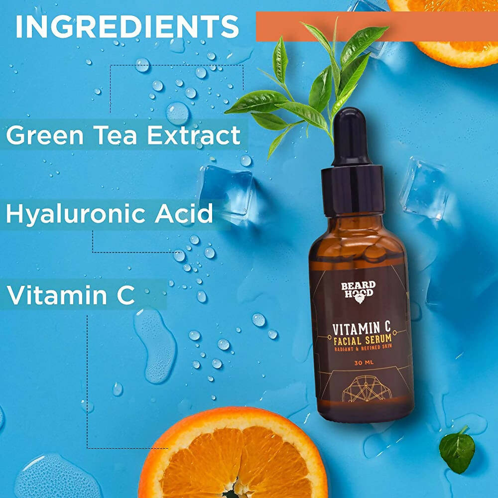 Beardhood Vitamin C Face Serum | Grocsy