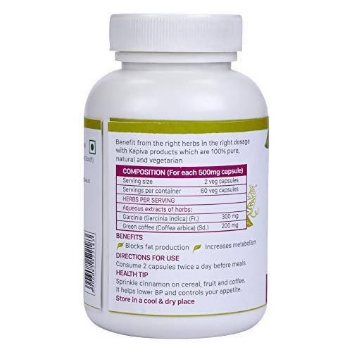 Kapiva Ayurveda Garcinia + Slimming Capsules | Grocsy