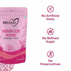 Oraah Hibiscus Rose Herbal Tea | Grocsy