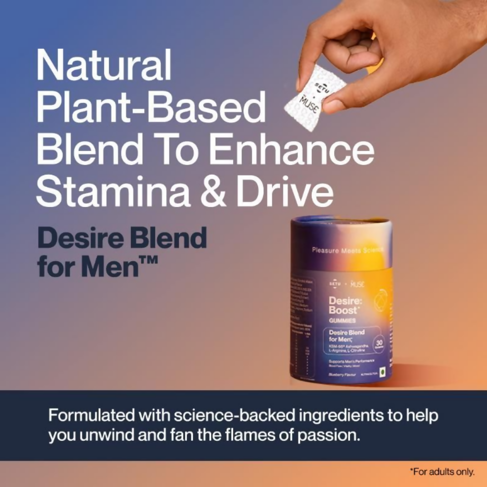 Setu Desire Boost Gummies For Men | Grocsy