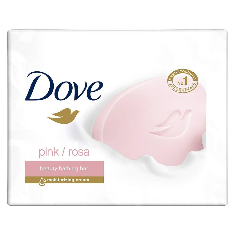 Dove Pink Rosa Beauty Bathing Bar | Grocsy