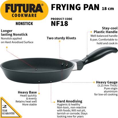 Hawkins Non-stick Frying Pan 18 cm Diameter 1 L (NF18) | Grocsy