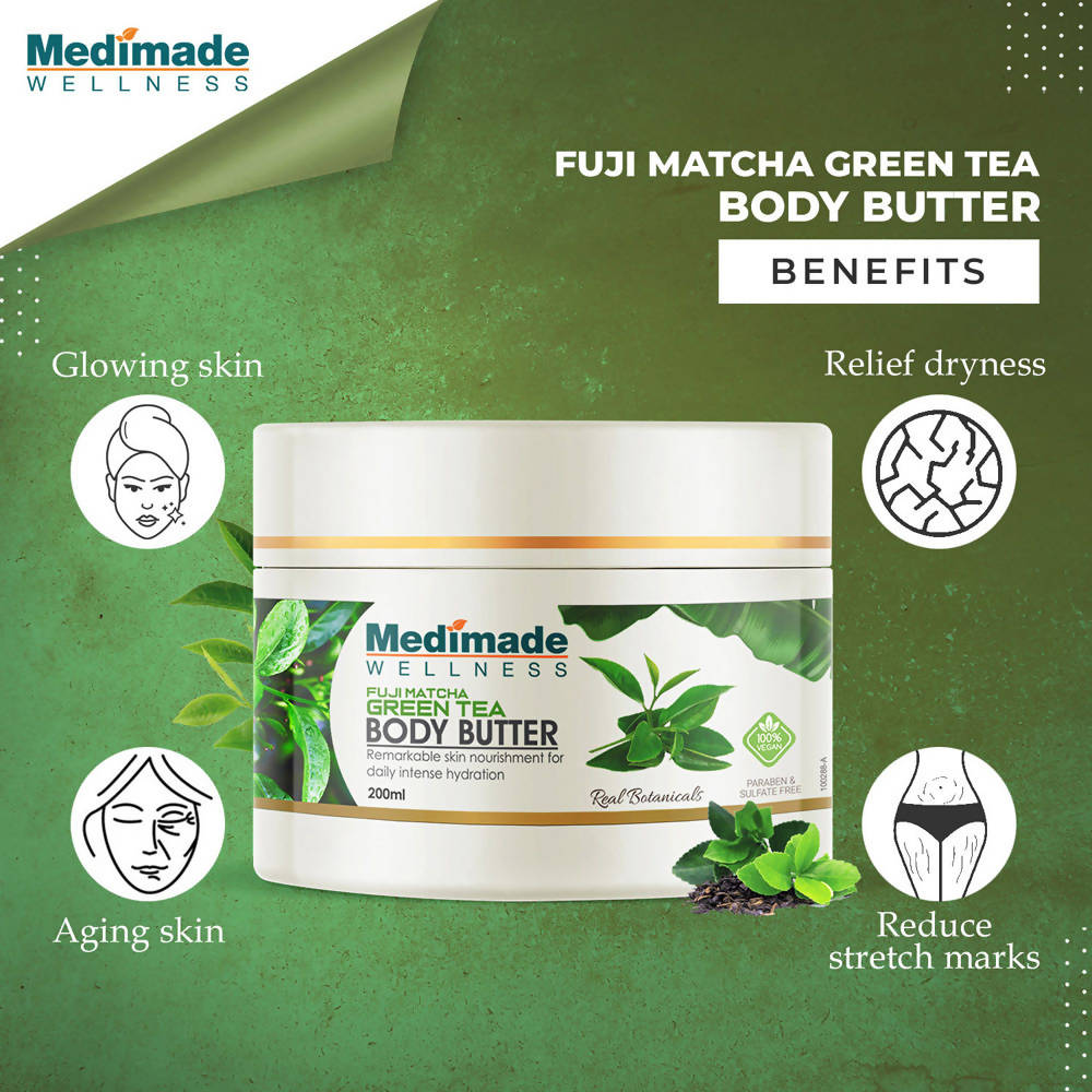Medimade Wellness Fuji Matcha Green Tea Body Butter | Grocsy