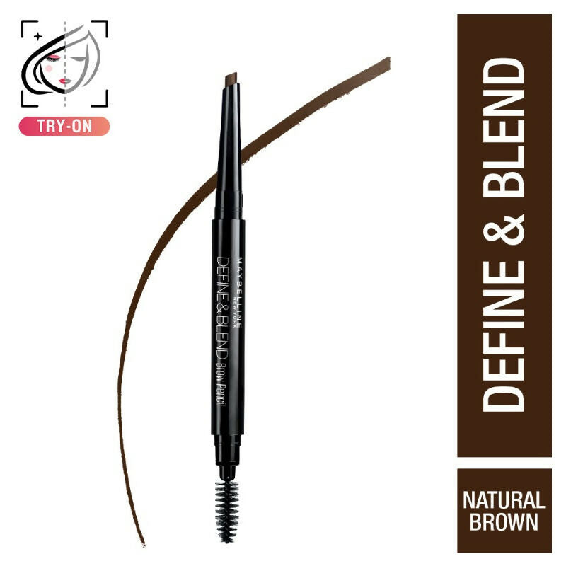 Maybelline New York Define & Blend Brow Pencil - Natural Brown | Grocsy