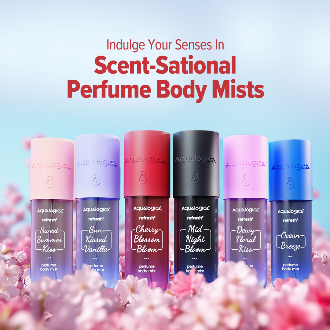 Aqualogica Refresh + Cherry Blossom Bloom Body Mist | Grocsy