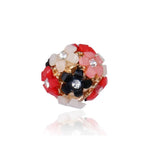 Trendoo Jewelry Gold-Polished Stylish Fancy Party Wear Multi Color Studs | Grocsy