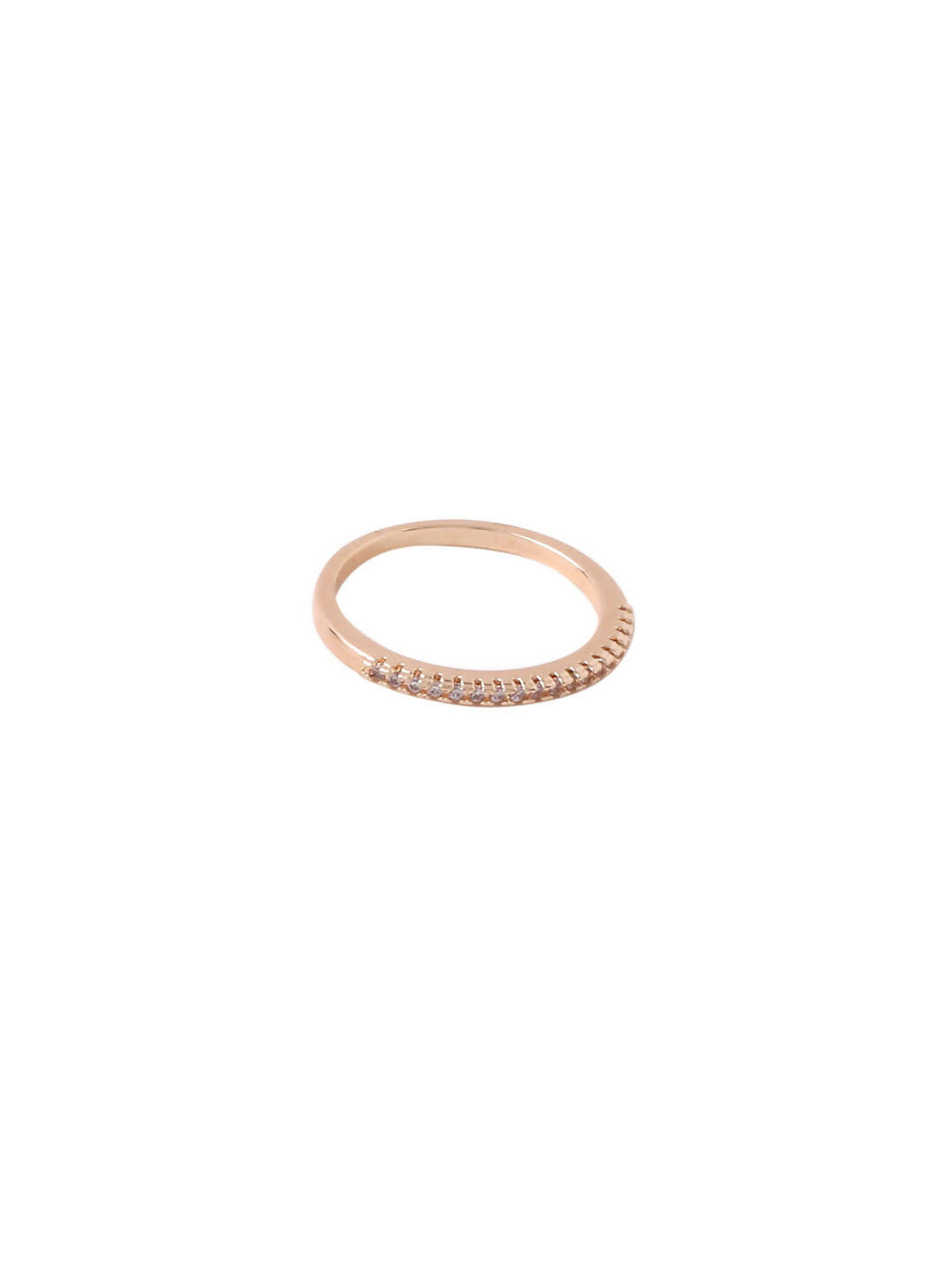 NVR Women's Gold-Polished Stylish Ring With Ad Stones | Grocsy