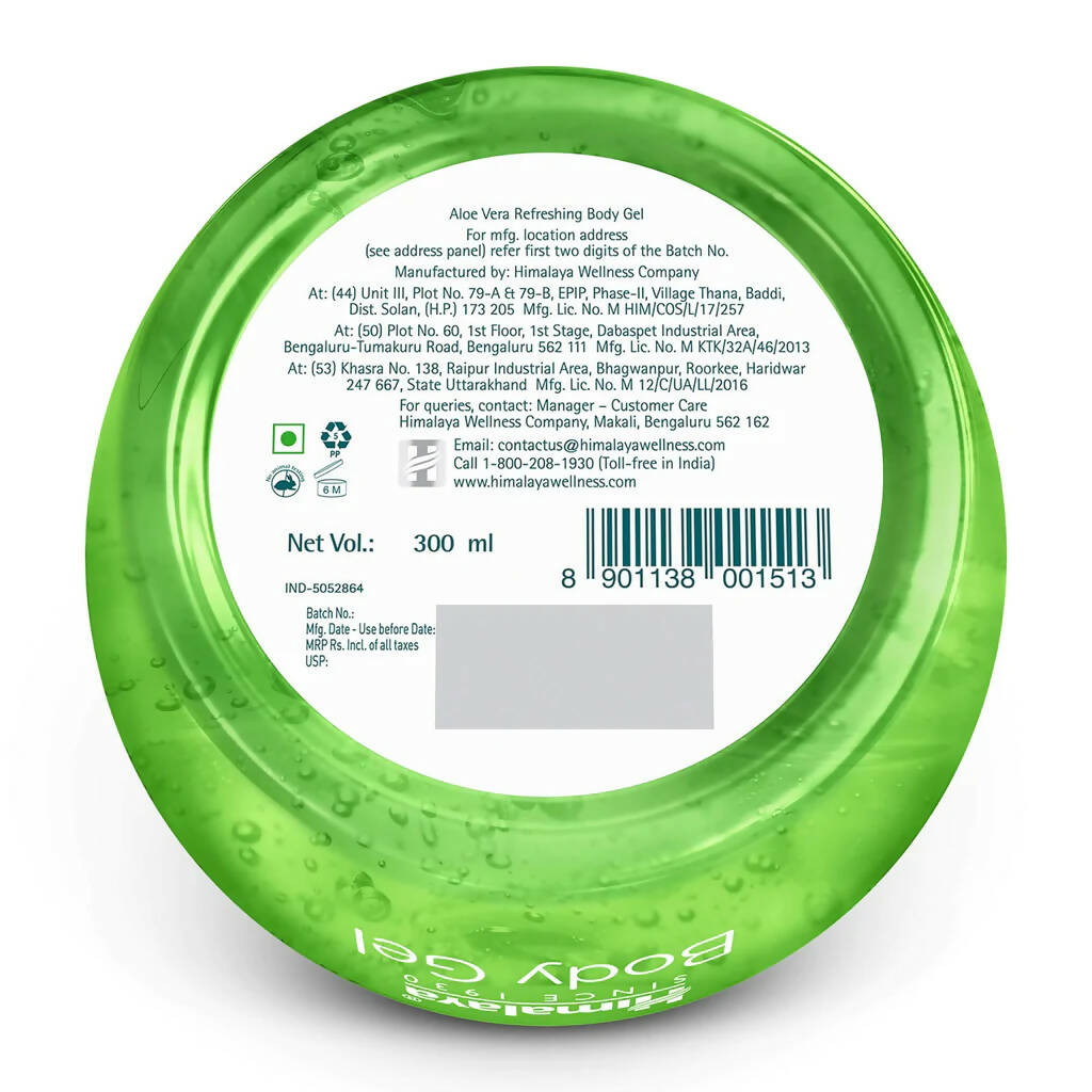 Himalaya Herbals Aloe Vera Refreshing Body Gel | Grocsy
