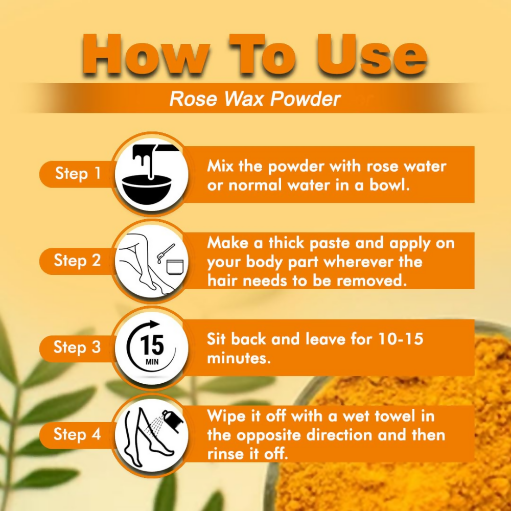 VedicAyurveda Herbal Wax Powder - Turmeric | Grocsy