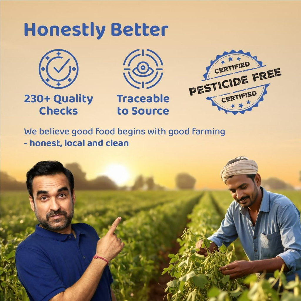 Dehaat Honest Farms Unpolished Kala Chana - Pesticide Free | Grocsy