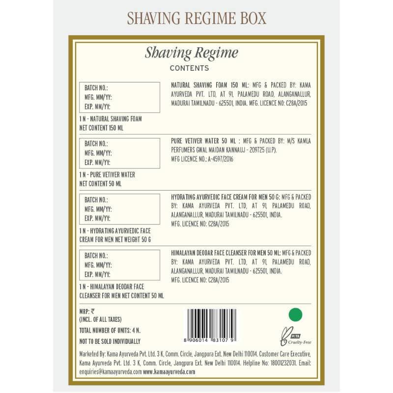 Kama Ayurveda Shaving Regime | Grocsy