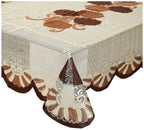 Kuber Industries Center 4 Seater Table Cover - Brown | Grocsy