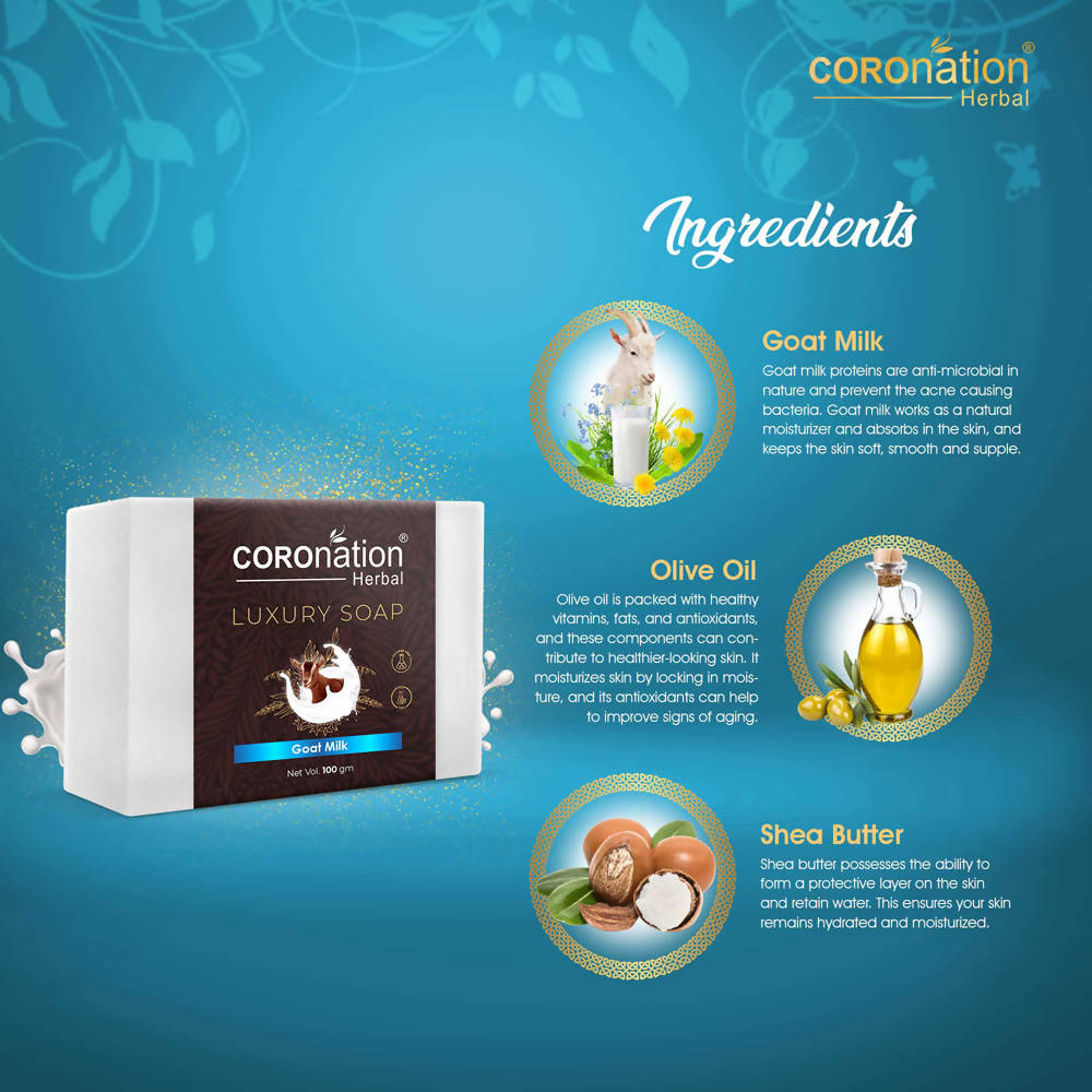 Coronation Herbal Goat Milk Luxury Soap | Grocsy