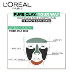 L'Oreal Paris Pure Clay Mask Exfoliate & Refine Pores | Grocsy