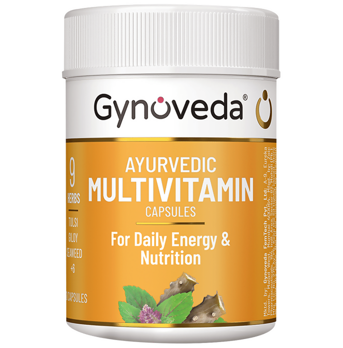 Gynoveda Ayurvedic Multivitamin Capsules | Grocsy
