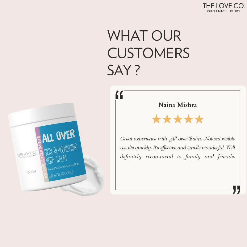 The Love Co. All Over Skin Replenishing Body Balm | Grocsy