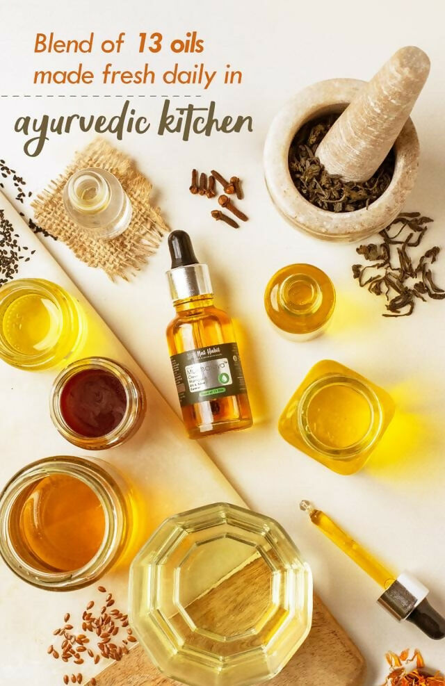 Nat Habit Pure Clove Marigold Mukhalaya Face Oil | Grocsy