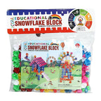 Kipa Educational 200 Snowflakes Toy Pieces Building Blocks Toys for Kids Education Blocks Learning Puzzle Toys-Multi Color | Grocsy