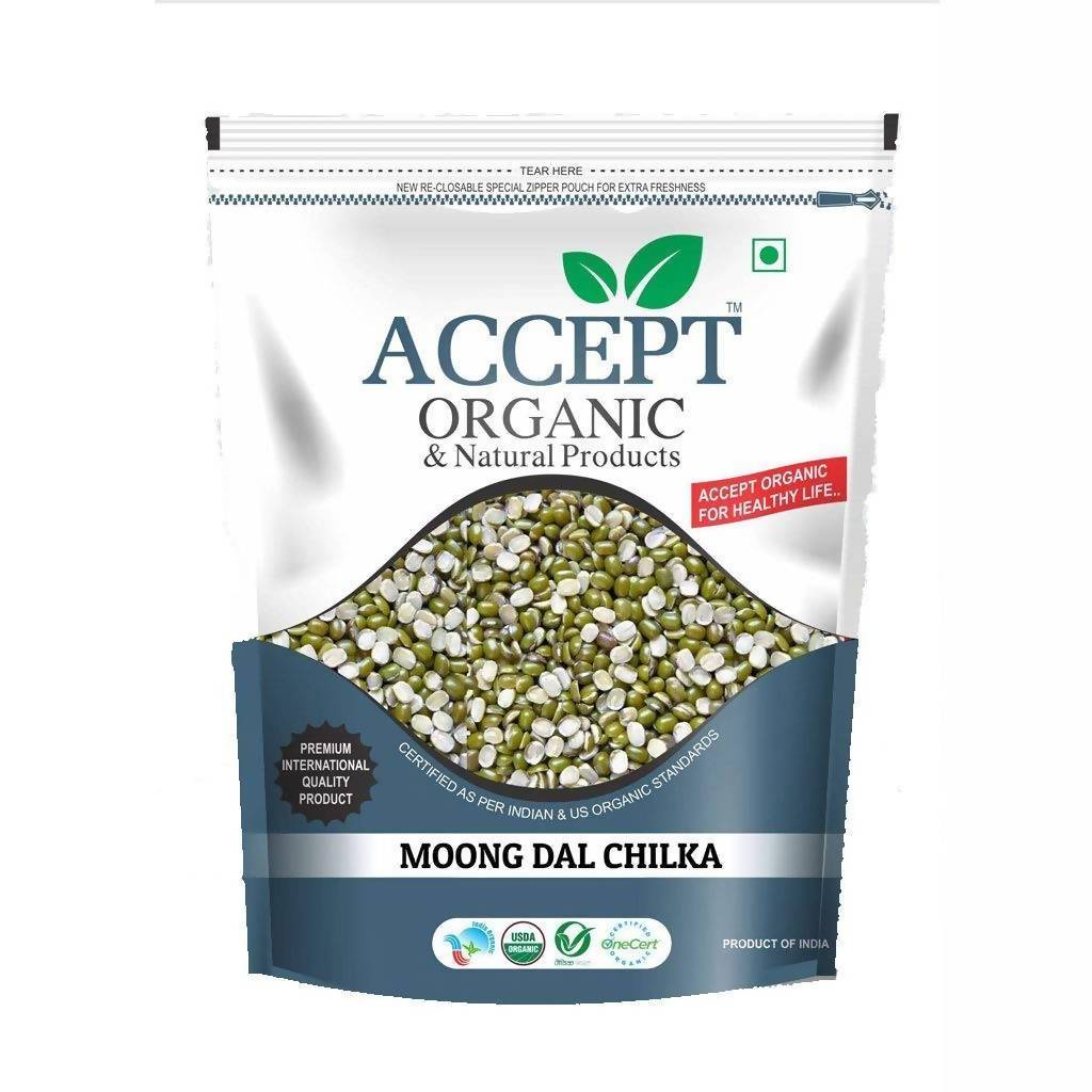 Accept Organic Moong Dal Chilka | Grocsy