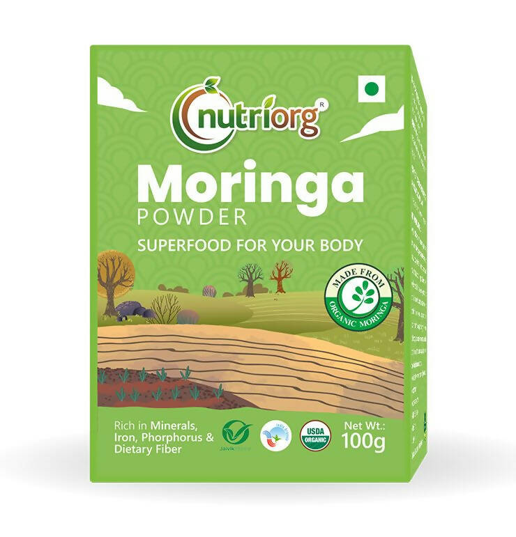 Nutriorg Certified Organic Moringa Powder | Grocsy