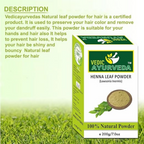 VedicAyurveda Henna Leaf Powder | Grocsy