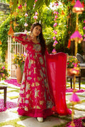 Teeya Creation Rani Color Wedding Wear Heavy Embrodiery Work Plazo Set | Grocsy