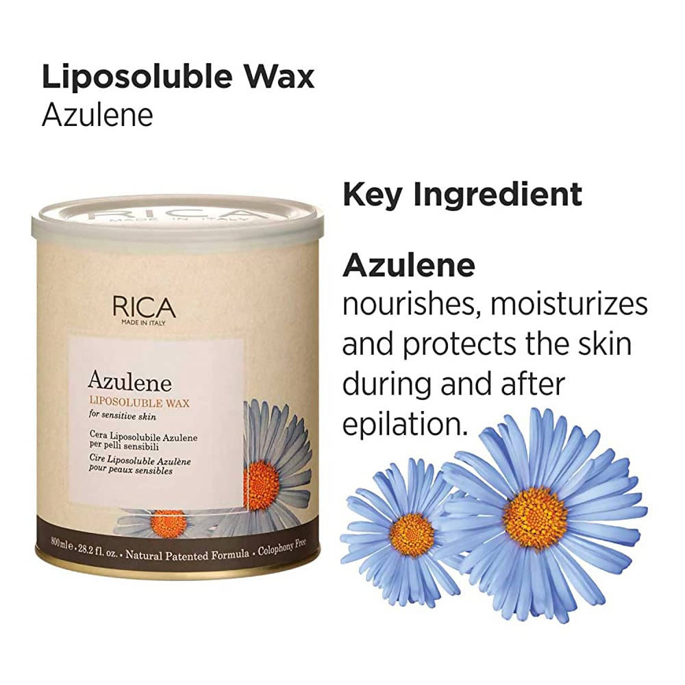 Rica Azulene Liposoluble Wax for Sensitive Skin | Grocsy