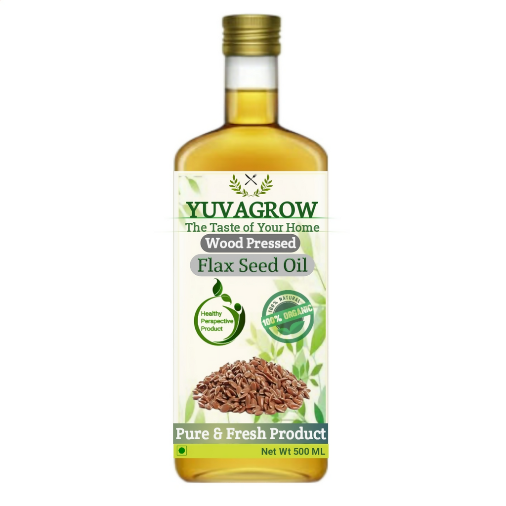 Yuvagrow Wood Pressed Flax Seed Oil
