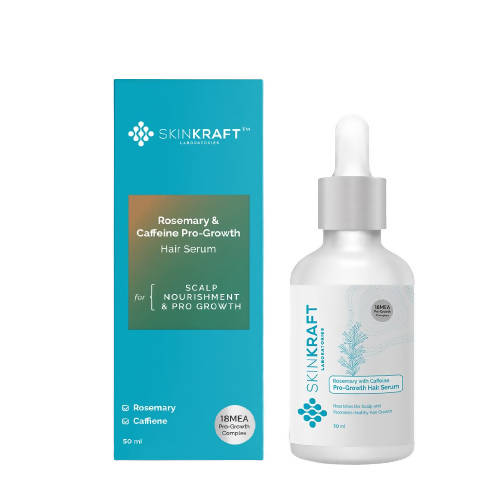 SkinKraft Rosemary & caffeine Pro Growth Hair Serum | Grocsy