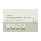 Kaprica Natural Handcrafted Cold Pressed Coconut Oil Soap With Lavender And Tea Tree | Grocsy