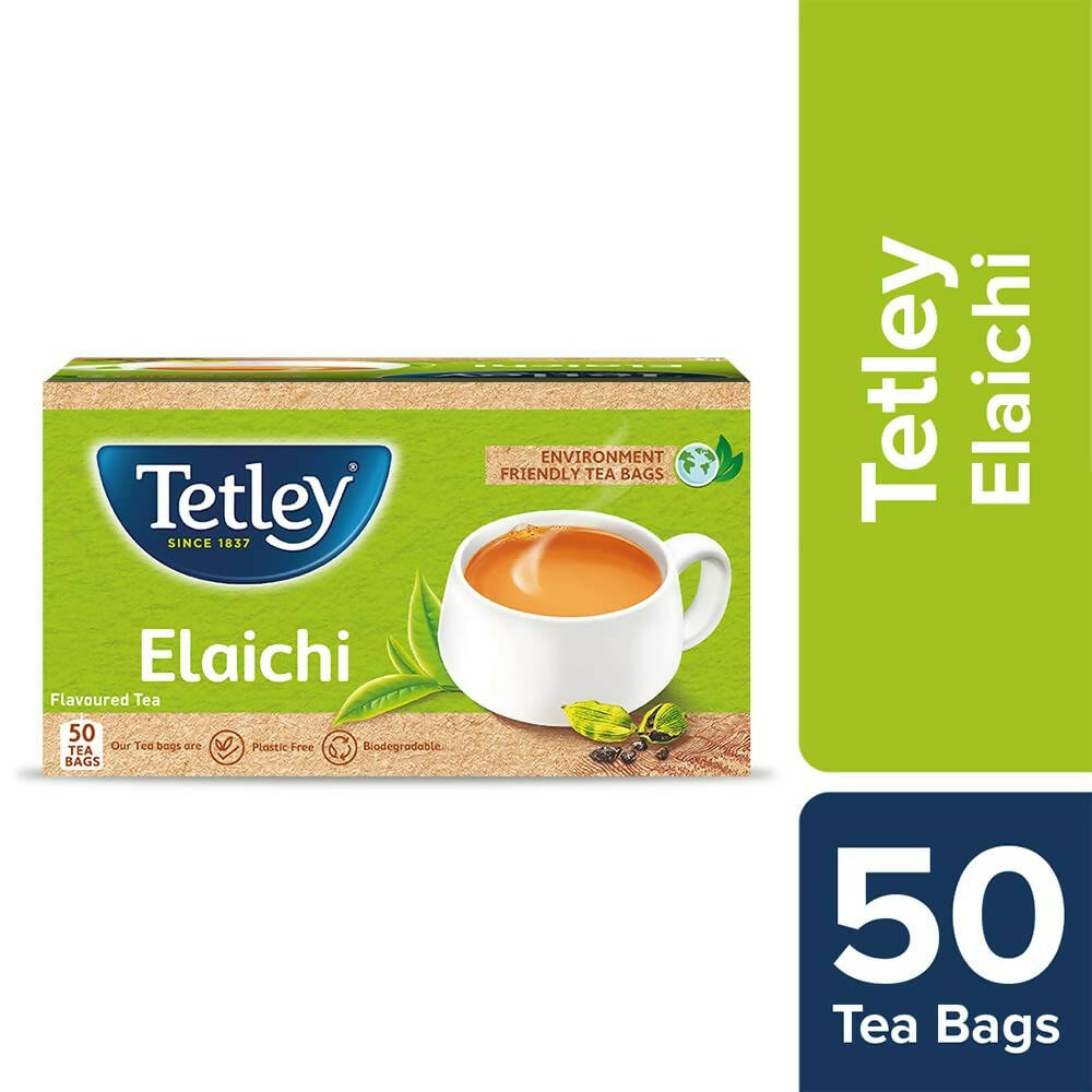 Tetley Elaichi Flavoured Chai - Black Tea, Every Sip Will Awaken Your Senses