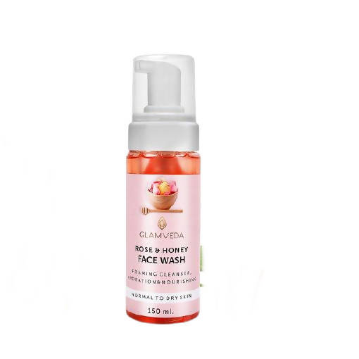 Glamveda Rose & Honey Hydrating Face Wash | Grocsy