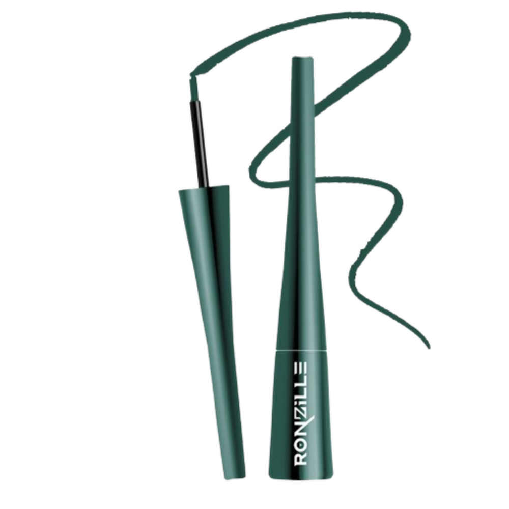Ronzille Smudgeproof And Waterproof Liquid Matte Eyeliner - Green | Grocsy