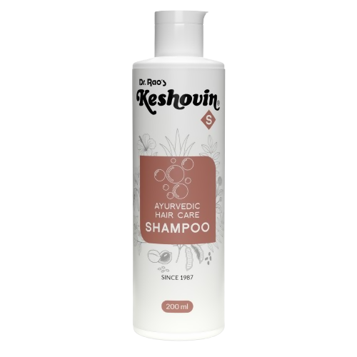 Dr. Rao's Keshovin Herbal Ayurvedic Hair Shampoo For Healthy Scalp And Hair Growth | Grocsy