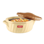 Milton Flora 1500 Insulated Inner Steel Casserole - Silky Cream | Grocsy