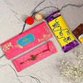 Ganesha Rakhi & Cadbury Silk In Bhai Ho To Aisa Sleeve | Grocsy
