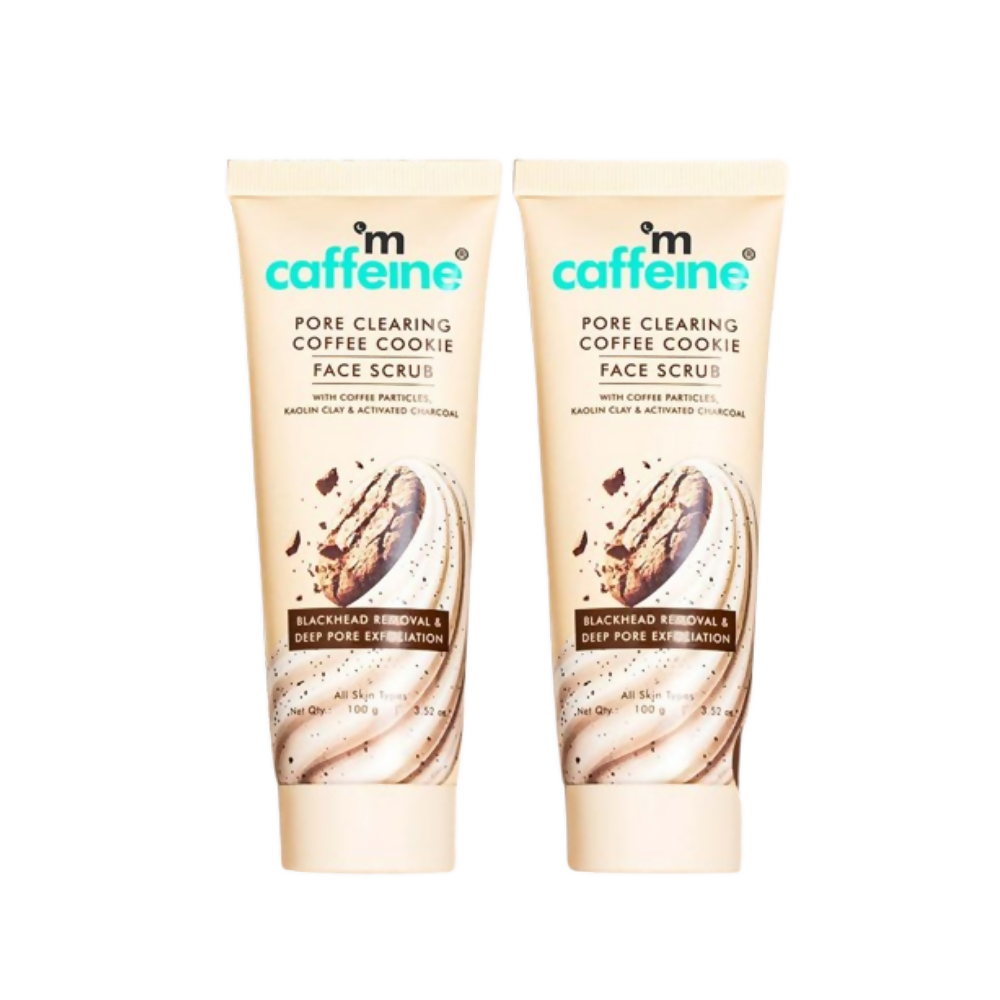 mCaffeine Pore Clear Coffee Cookie Face Scrub for Blackheads & Tan Removal | Grocsy